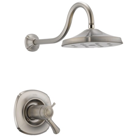 Delta Addison TempAssure® 17T Series H2Okinetic® Shower Trim Stainless T17T292-SS-WE